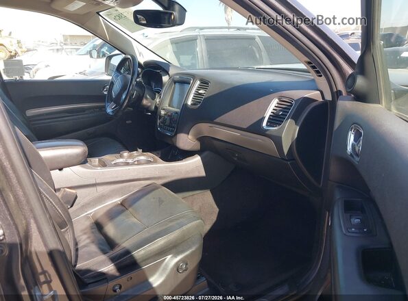 1C4RDJDG7HC871691 2017 DODGE DURANGO Gray Widok wnętrza z przodu