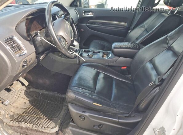 1C4RDJDG7HC957583 2017 DODGE DURANGO Белый Вид салона спереди