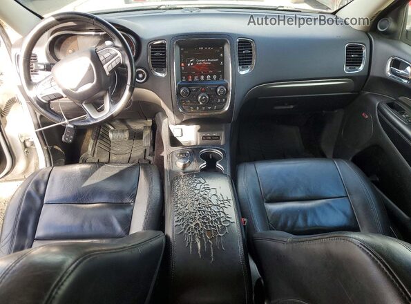 1C4RDJDG7HC957583 2017 DODGE DURANGO Белый Вид панели приборов