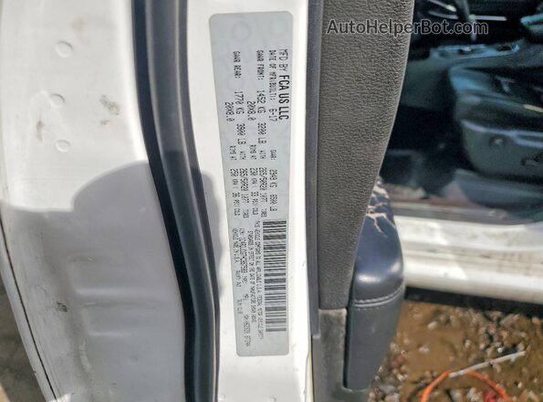 1C4RDJDG7HC957583 2017 DODGE DURANGO Белый Вид наклейки с VIN-кодом