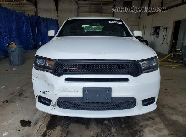 1C4RDJDG7KC664290 2019 DODGE DURANGO Белый Вид спереди