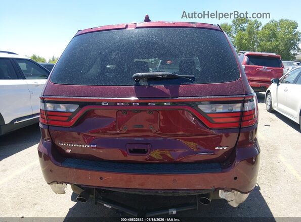 1C4RDJDG7KC827309 2019 DODGE DURANGO Темно-бордовый 