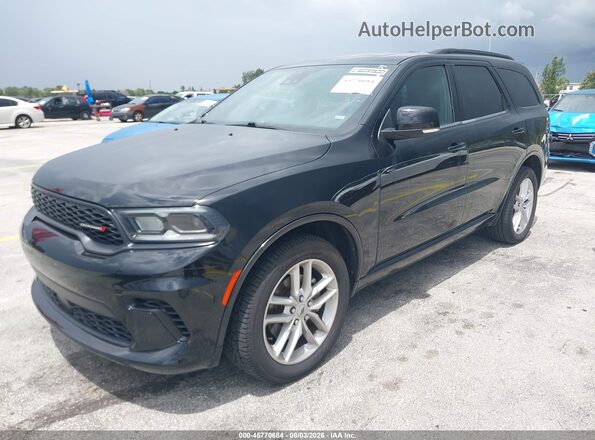 1C4RDJDG7RC167217 2024 DODGE DURANGO Black Առջևի ձախ երեք քառորդ տեսարան