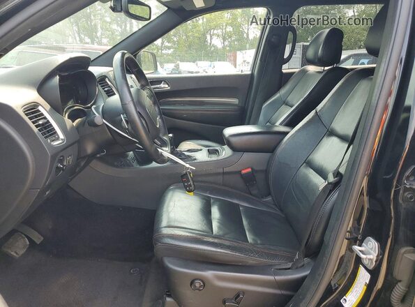 1C4RDJDG8JC486534 2018 DODGE DURANGO Черный Вид салона спереди