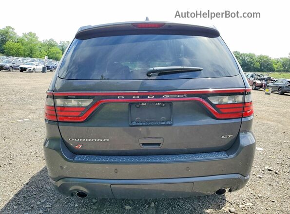1C4RDJDG8LC222751 2020 DODGE DURANGO Gray Вид ззаду