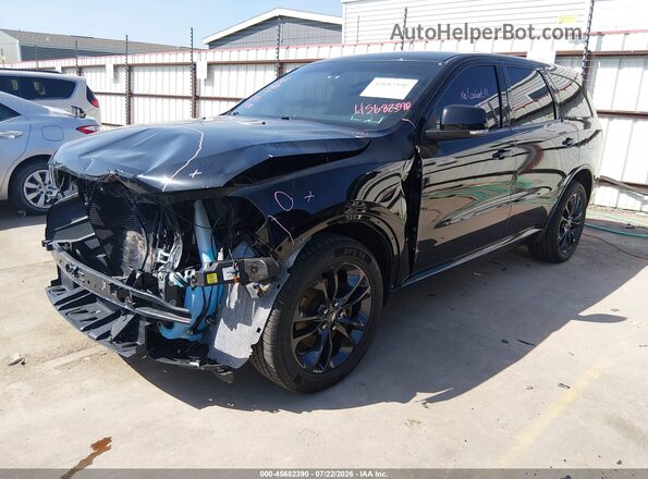 1C4RDJDG8MC694675 2021 DODGE DURANGO Black Передня ліва чверть