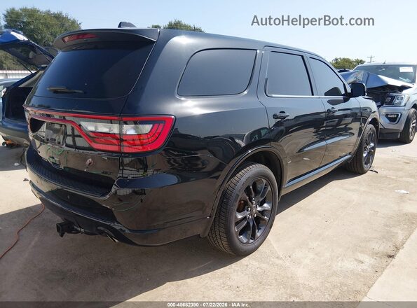 1C4RDJDG8MC694675 2021 DODGE DURANGO Black Задня права чверть