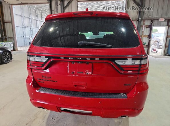 1C4RDJDG9HC619330 2017 DODGE DURANGO Red უკანა ხედი