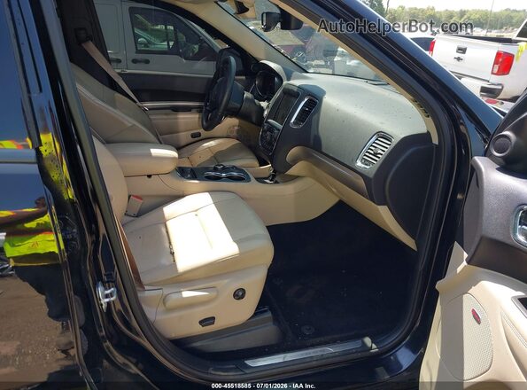 1C4RDJDG9HC834108 2017 DODGE DURANGO Черный Вид салона спереди