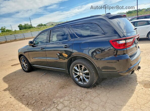 1C4RDJDG9HC898715 2017 DODGE DURANGO Черный Задняя левая четверть