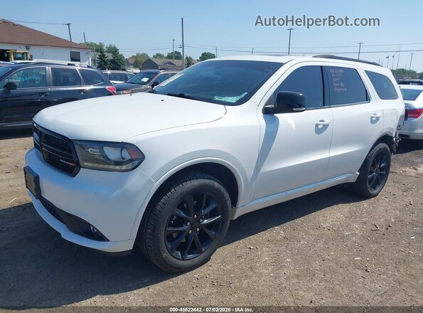 1C4RDJDG9JC115611 2018 DODGE DURANGO White Vista tres cuartos delantera izquierda