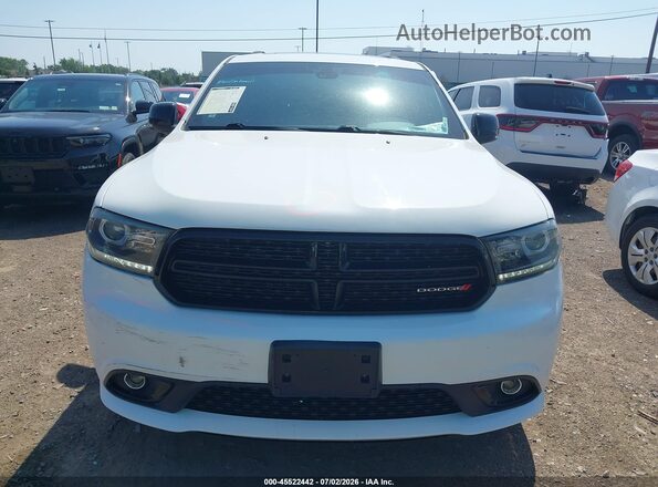 1C4RDJDG9JC115611 2018 DODGE DURANGO White Vista del cuadro de instrumentos