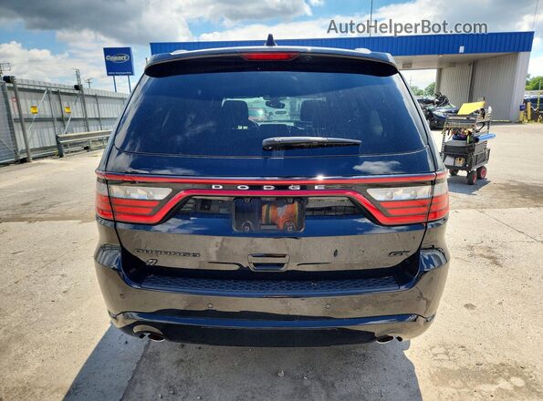 1C4RDJDG9JC341695 2018 DODGE DURANGO Black Հետևի տեսք