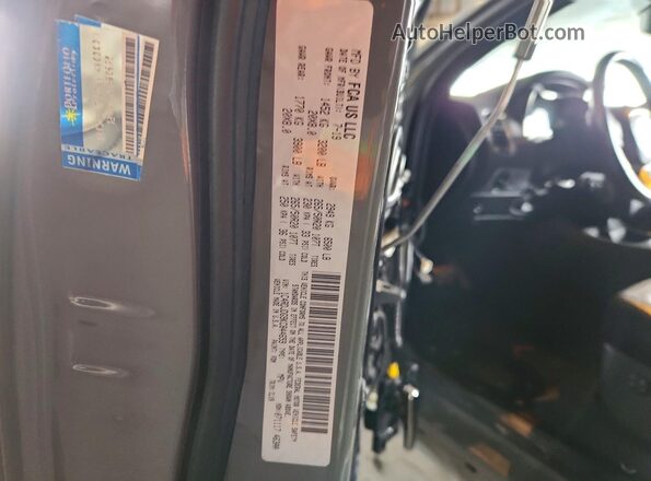 1C4RDJDG9KC844659 2019 DODGE DURANGO Серый Панорамный вид салона 360°