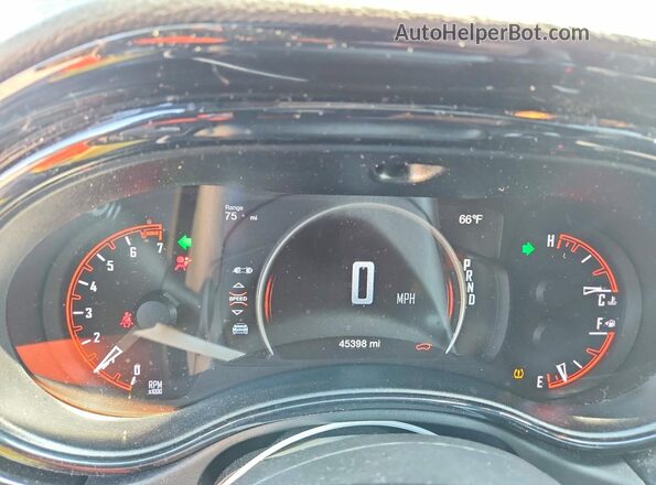 1C4RDJDG9NC174342 2022 DODGE DURANGO Black Vista del cuadro de instrumentos