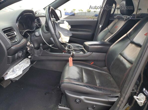 1C4RDJDG9PC636675 2023 DODGE DURANGO Black წინა სალონის ხედი