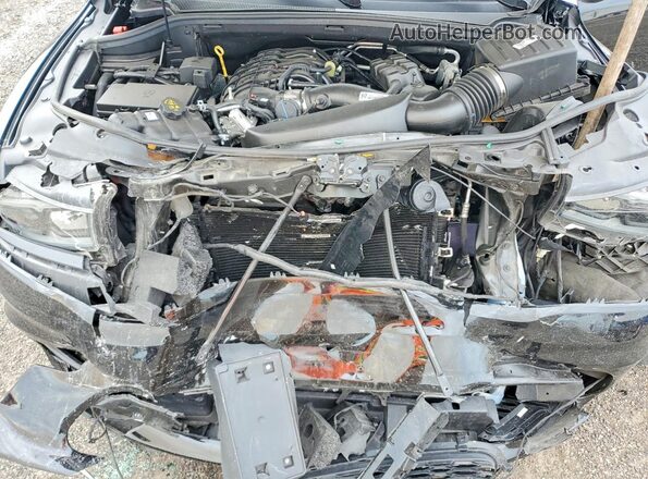 1C4RDJDG9PC636675 2023 DODGE DURANGO Black ძრავის განყოფილების ხედი