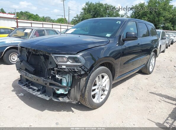 1C4RDJDG9SC547147 2025 DODGE DURANGO Black წინა მარცხენა ხედი სამი მეოთხედიდან