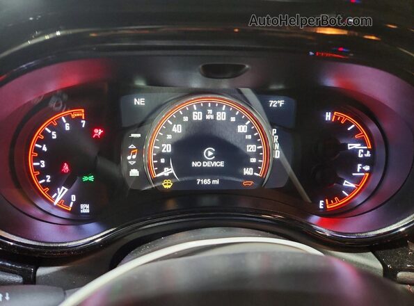 1C4RDJDG9TC246718 2026 DODGE DURANGO Black Вид щитка приладів