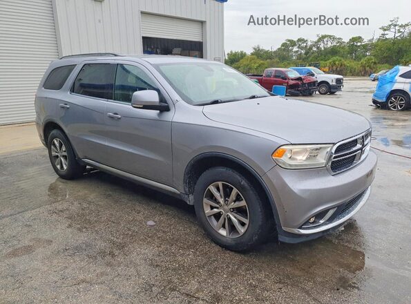 1C4RDJDGXGC353587 2016 DODGE DURANGO Серый Передняя правая четверть