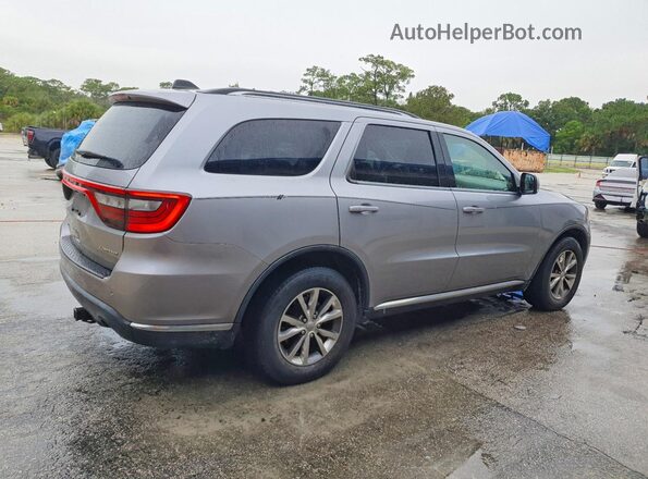 1C4RDJDGXGC353587 2016 DODGE DURANGO Серый Задняя правая четверть