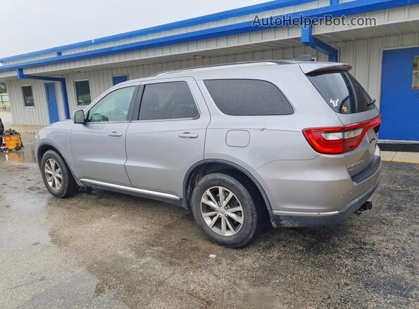 1C4RDJDGXGC353587 2016 DODGE DURANGO Серый Задняя левая четверть