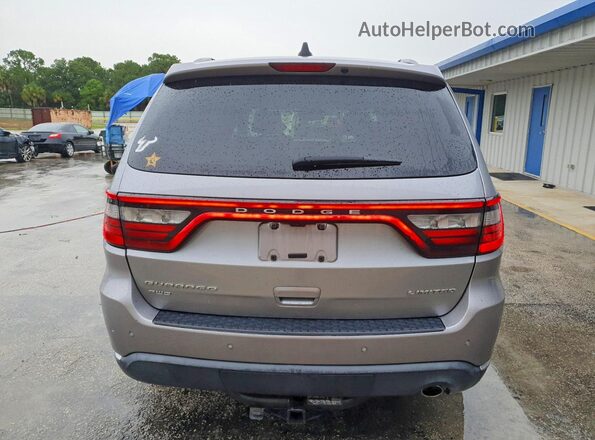 1C4RDJDGXGC353587 2016 DODGE DURANGO Серый Вид сзади