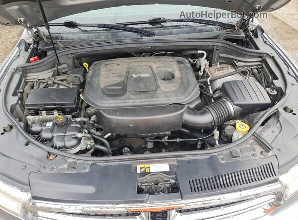 1C4RDJDGXGC353587 2016 DODGE DURANGO Серый Вид подкапотного пространства