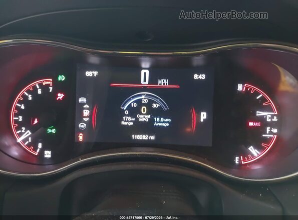 1C4RDJDGXHC820976 2017 DODGE DURANGO White Вид задніх сидінь