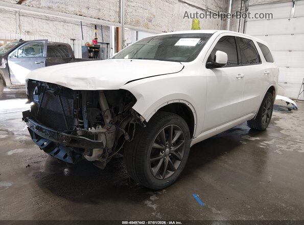 1C4RDJDGXHC870549 2017 DODGE DURANGO White წინა მარცხენა ხედი სამი მეოთხედიდან