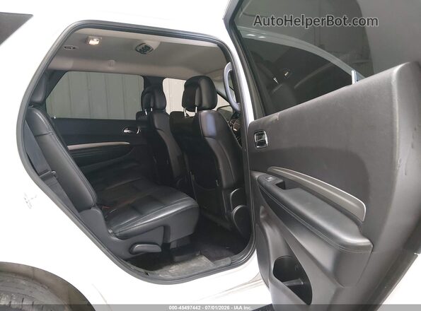 1C4RDJDGXHC870549 2017 DODGE DURANGO White VIN კოდის სტიკერის ხედი