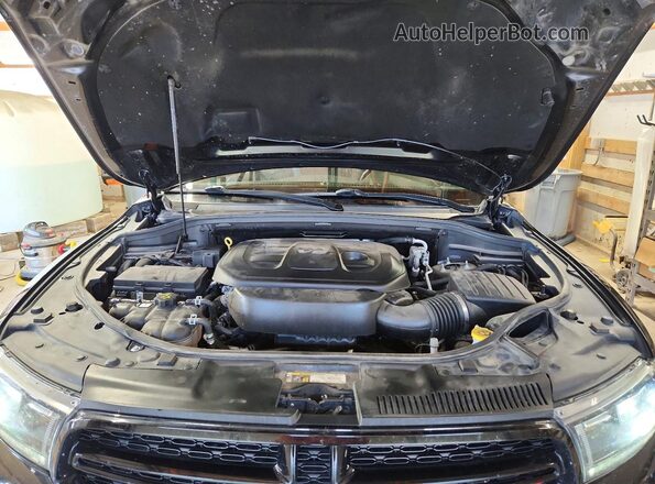 1C4RDJDGXJC371899 2018 DODGE DURANGO Black Vista del compartimento del motor