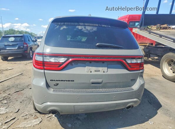 1C4RDJDGXMC717941 2021 DODGE DURANGO Gray Rear view