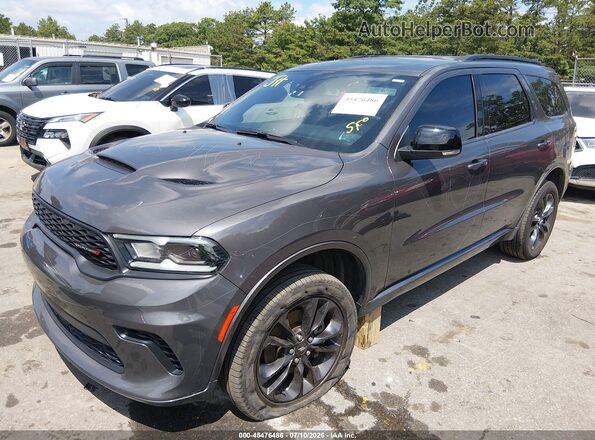 1C4RDJDGXRC193018 2024 DODGE DURANGO Серый Передняя левая четверть