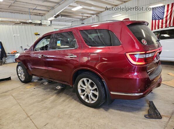 1C4RDJEG0JC255805 2018 DODGE DURANGO Maroon Rear left