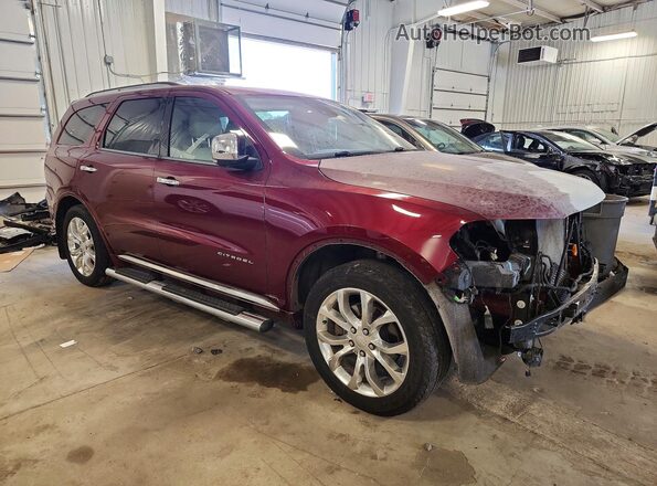 1C4RDJEG0JC255805 2018 DODGE DURANGO Maroon Front right