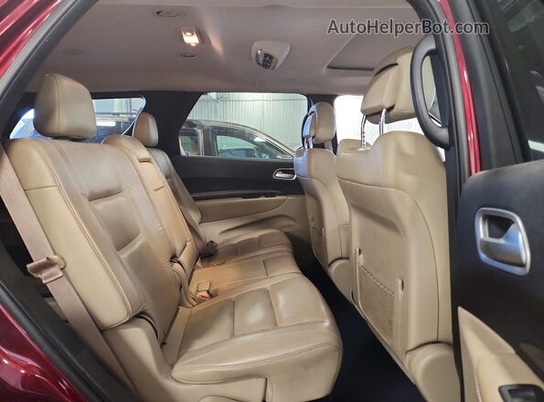 1C4RDJEG0JC255805 2018 DODGE DURANGO Maroon Rear interior view