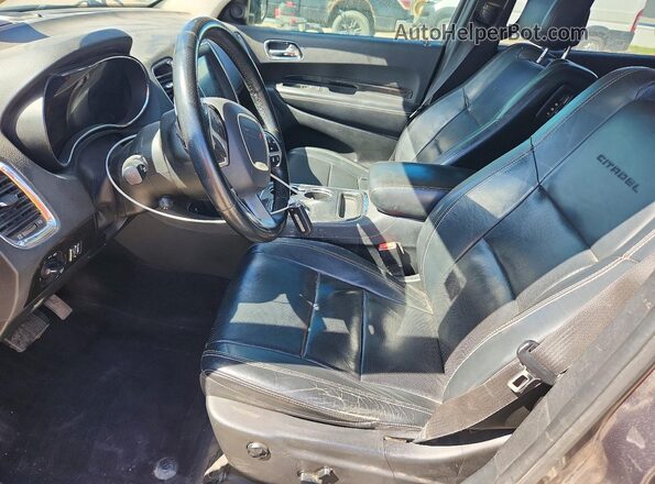 1C4RDJEG5GC424807 2016 DODGE DURANGO Charcoal Вид салону спереду