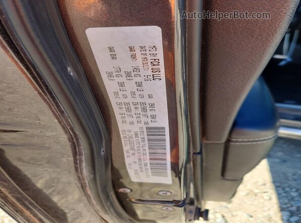 1C4RDJEG5GC424807 2016 DODGE DURANGO Charcoal Вид наклейки з VIN-кодом