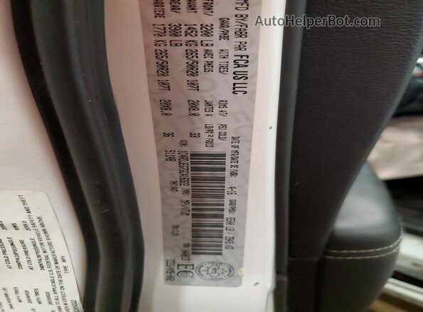 1C4RDJEG7GC416322 2016 DODGE DURANGO White Widok komory silnika