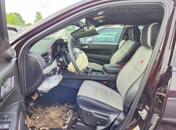 1C4RDJEG7RC183075 2024 DODGE DURANGO Black წინა სალონის ხედი