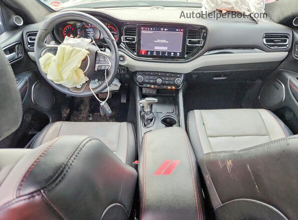 1C4RDJEG7RC183075 2024 DODGE DURANGO Black წინა პანელის ხედი