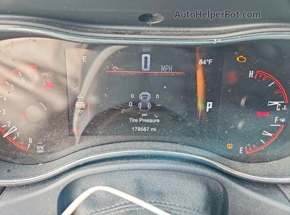 1C4RDJEG8GC481762 2016 DODGE DURANGO Gray Widok zestawu wskaźników