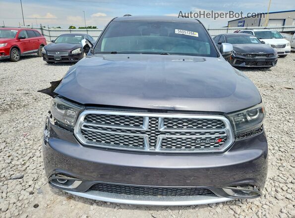 1C4RDJEG8GC481762 2016 DODGE DURANGO Gray Widok z przodu