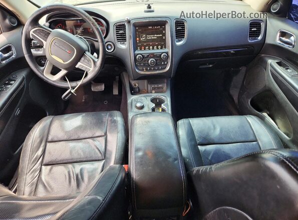 1C4RDJEG8GC481762 2016 DODGE DURANGO Gray Widok deski rozdzielczej