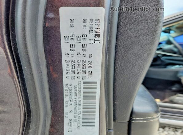 1C4RDJEG8GC481762 2016 DODGE DURANGO Gray Widok naklejki z numerem VIN