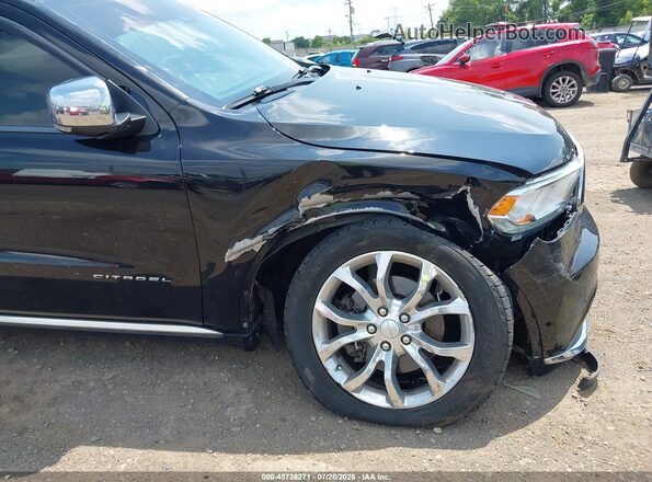 1C4RDJEG8JC362648 2018 DODGE DURANGO Black Вид спереду