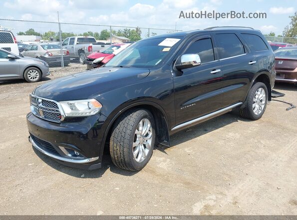 1C4RDJEG8JC362648 2018 DODGE DURANGO Black Передня ліва чверть