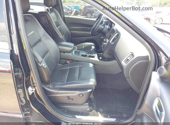 1C4RDJEG8JC362648 2018 DODGE DURANGO Black Вид салону спереду