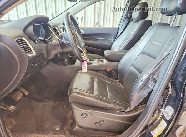 1C4RDJEG8JC486581 2018 DODGE DURANGO Black Widok wnętrza z przodu